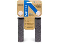 Herrmans Nucore Trail Wave Poignées 130mm Ø22mm - Gris