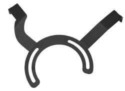 Hesling 链罩 安装支架 为 Bosch 3 1e - 黑色