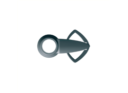 Hesling Toron Jeu De Direction Cache-Poussi&egrave;re Incl. Support De C&acirc;ble 25.4mm - Noir