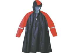 Hock 판초 Super Praktiko-Zipp Marine/Rood