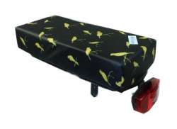 Hooodie Big Cushie Luggage Carrier Cushion Birds - Bl/Gold