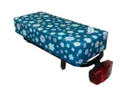 Hooodie Big Cushie Luggage Carrier Cushion Fleur - Blue