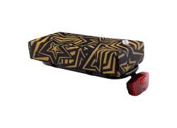 Hooodie Big Cushie Luggage Carrier Cushion - Gold Stars