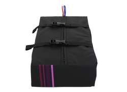 Hooodie Big Cushie Luggage Carrier Cushion Wind - Black/Pink