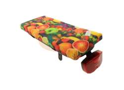 Hooodie Cushie Bagagebærer Pude Frugt - Multicolor