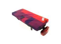 Hooodie Cushie Багажник Амортизация Blocks - Красный/Фиолетовый