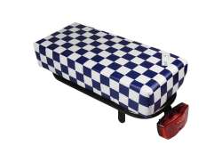 Hooodie Cushie Carrier Cushion Big Checkered Navy