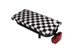 Hooodie Cushie Carrier Cushion Checkered Black/White