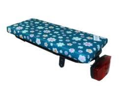 Hooodie Cushie Luggage Carrier Cushion Fleur - Blue