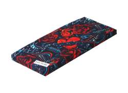 Hooodie Cushie Luggage Carrier Cushion Tattoo - Red/Blue