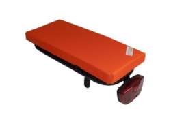 Hooodie enZo Cushie Gepäckträger Sitzkissen - Orange