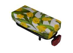 Hooodie Gepäckträger Kissen Big Cushie - Tulips Yellow