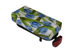Hooodie Luggage Carrier Cushion Big Cushie - Tulips Blue