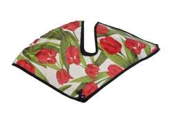 Hooodie Pare-Jupe 28&quot; - Tulipes Rouge