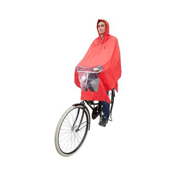 Hooodie Poncho Rosso
