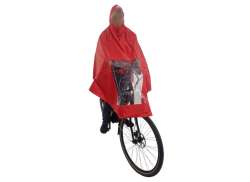 Hooodie Poncho Deluxe Rot - One Größe