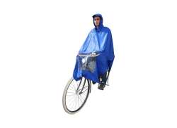 Hooodie Poncho Un-Taille-Fits-All Bleu