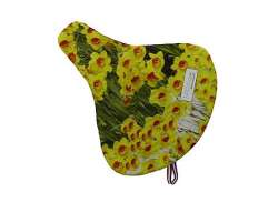 Hooodie Saddle Cover Daffodils - Yellow/Green