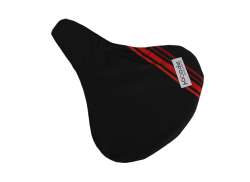 Hooodie Saddle Cover Fire - Black/Red