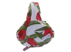 Hooodie Saddle Cover - Tulips Red