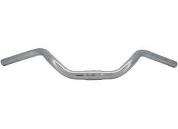 Humpert Ergotec ハンドルバー ユース ダイヤモンド 560mm x 100mm - シルバー