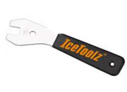 Ice Toolz Kegle Nøgle 15mm 20cm - Sort/Sølv