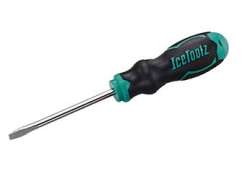 Ice Toolz Skruetrækker Flad 6mm 10cm - Sort/Grøn