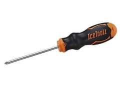 Ice Toolz Skruetrækker Stjerneskruetrækker PH1 10cm - Sort/Orange