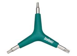 Ice Toolz Torx Y-Llave T25 / T30 / T40 - Verde/Plata