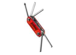 IceToolz Amaze-19 Multi-Tool 19-Parts - Red/Silver