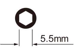 IceToolz Niple Sada Kl&iacute;čů Pro. 5.5mm 6-Strana