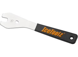 IceToolz Pedal Wrench 15mm Incl. Grip - Black/Orange