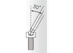 IceToolz TwinHead Inbusschlüssel 6mm - Schwarz