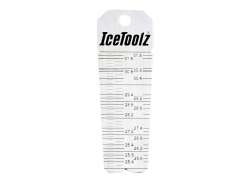 IceToolz Xpert Meter Sadelrør Ø25.0 - 31.8mm - Sølv