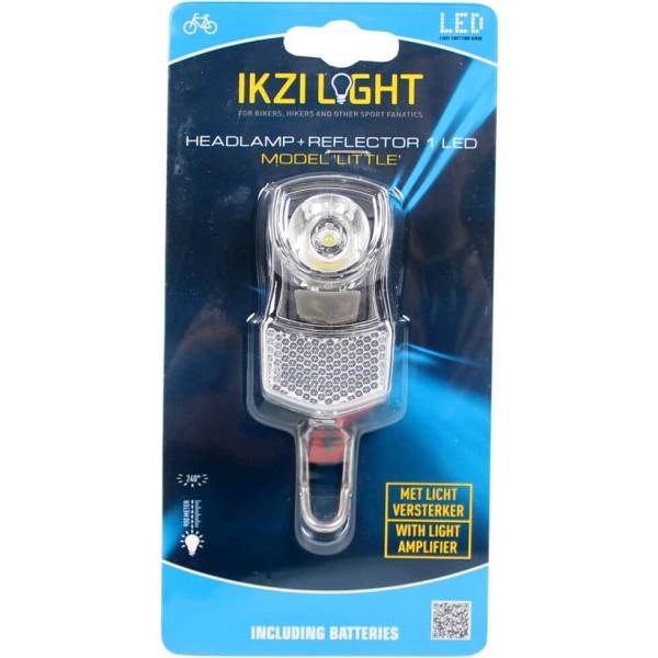 Ikzi Little XC-210 Lampka Przednia LED Baterie - Czarny