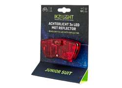 Ikzi Luce Posteriore Batteria 80mm - Rosso