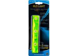IKZI Refletor Pulseira 4 LED - Amarelo