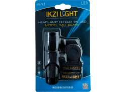 IKZI Scheinwerfer Mr. Beam 1W LED Alu 3xAAA - Schwarz