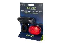 IKZI The Sunset Verlichtingsset Batterij - Zwart/Rood