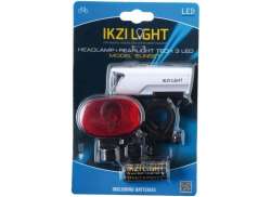 IKZI 照明装置 夕阳 5xAAA - 白色/红色
