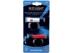 IKZI 照明セット グッドナイト ツイン USB-再充電可能