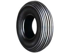 Import Wheelbarrow Tire 3.00 x 4\" Line Profile - Black