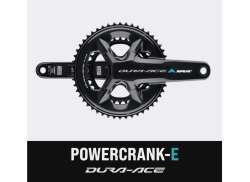 Inpeak Twin2 Dura-Ace Crankstel 172.5mm 52/36T Powermeter