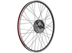 ION D-Light E-Bike Front Wheel 28\" 36V - Black/Silver