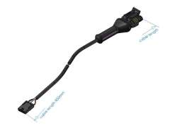 ION Mazo De Cables Para. CU3 Pantalla Soporte 850mm AMP/Molex P4 Negro