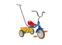 Ital Trike Trehjuling 10 Tum - Blå/Röd/Gul