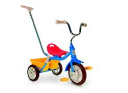 Ital Trike Tricycles 10 Pouce - Bleu/Rouge/Jaune