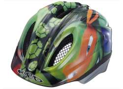 자전거 패션 어린이용 헬멧 Turtles 그린 - XS 44-49cm