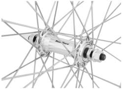 전면 바퀴 26 x 1.75 Cyber 10 Sturmey Archer 고정 액슬 실버