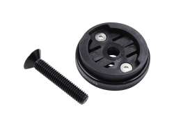 JRC Enkei Top Cap Montaggio Manubrio 1 1/8&quot; Per. Garmin - Nero